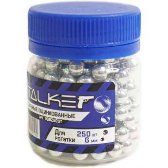 Шарики для рогатки STALKER оцинкованные 6 мм 250 штук